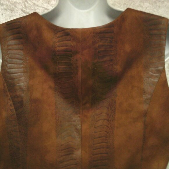 Rosemary Women's jacket skirt vest set faux lether size-13-15 - Picture 10 of 16